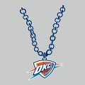 Oklahoma City Thunder Necklace logo decal sticker