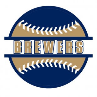 Baseball Milwaukee Brewers Logo Sticker Heat Transfer