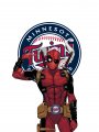 Minnesota Twins Deadpool Logo Sticker Heat Transfer