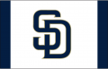 San Diego Padres 2014-2019 Batting Practice Logo Sticker Heat Transfer