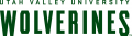 Utah Valley Wolverines 2012-Pres Wordmark Logo decal sticker