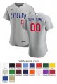 Chicago Cubs Custom Letter and Number Kits for Road Jersey Material Twill