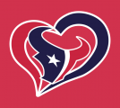 HoustonTexans Heart Logo decal sticker