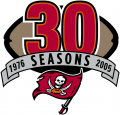 Tampa Bay Buccaneers 2005 Anniversary Logo decal sticker