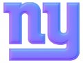 New York Giants Colorful Embossed Logo decal sticker