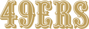San Francisco 49ers 1972-2004 Wordmark Logo decal sticker