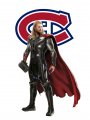 Montreal Canadiens Thor Logo Sticker Heat Transfer