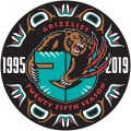 Memphis Grizzlies 2019-2020 Anniversary Logo 1 Sticker Heat Transfer