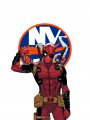 New York Islanders Deadpool Logo Sticker Heat Transfer