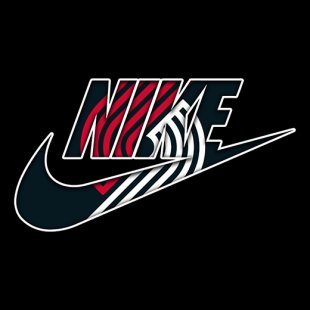 Portland Trail Blazers Nike logo Sticker Heat Transfer