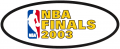 NBA Finals 2002-2003 Logo decal sticker