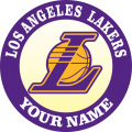 Los Angeles Lakers Customized Logo decal sticker