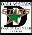 Dallas Stars 1993 94 Anniversary Logo Sticker Heat Transfer