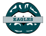 Philadelphia Eagles Lips Logo decal sticker