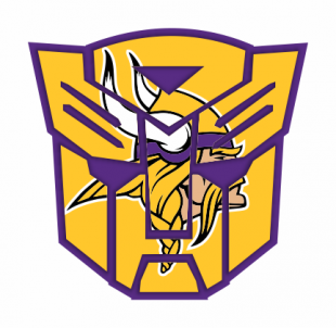 Autobots Minnesota Vikings logo Sticker Heat Transfer