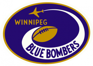 Winnipeg Blue Bombers 1966-1967 Primary Logo Sticker Heat Transfer