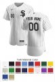 Chicago White Sox Custom Letter and Number Kits for Home Jersey Material Twill