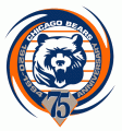 Chicago Bears 1994 Anniversary Logo Sticker Heat Transfer