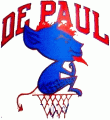 DePaul Blue Demons 1979-1998 Alternate Logo 03 decal sticker