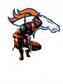 Denver Broncos Deadpool Logo decal sticker