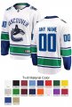 Vancouver Canucks Custom Letter and Number Kits for Away Jersey Material Twill