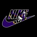 Baltimore Ravens Nike logo Sticker Heat Transfer