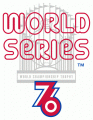 MLB World Series 1976 Logo Sticker Heat Transfer