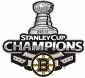 Boston Bruins 2010 11 Champion Logo Sticker Heat Transfer