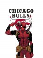 Chicago Bulls Deadpool Logo Sticker Heat Transfer