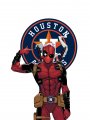 Houston Astros Deadpool Logo Logo decal sticker