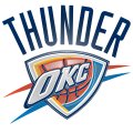 Oklahoma City Thunder Plastic Effect Logo decal sticker