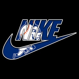 New York Mets Nike logo decal sticker