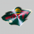 minnesota wild Stainless steel logo Sticker Heat Transfer