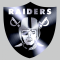 Oakland Raiders Stainless steel logo decal sticker