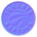 Toronto Raptors Colorful Embossed Logo Sticker Heat Transfer