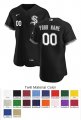 Chicago White Sox Custom Letter and Number Kits for Alternate Jersey Material Twill