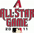 MLB All-Star Game 2011 Wordmark Logo Sticker Heat Transfer