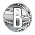 Brooklyn Nets Silver Logo decal sticker