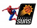 Phoenix Suns Spider Man Logo Sticker Heat Transfer