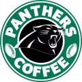 Carolina Panthers starbucks coffee logo Sticker Heat Transfer