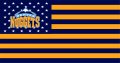 Denver Nuggets Flag001 logo decal sticker