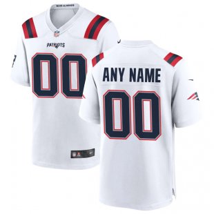 New England Patriots Custom Letter and Number Kits For White Jersey 01 Material Vinyl