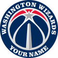 Washington Wizards Customized Logo Sticker Heat Transfer