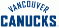 Vancouver Canucks 2007 08-Pres Wordmark Logo Sticker Heat Transfer