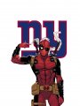 New York Giants Deadpool Logo Sticker Heat Transfer