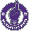 Number One Hand Sacramento Kings logo decal sticker