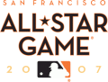 MLB All-Star Game 2007 Wordmark Logo Sticker Heat Transfer