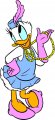 Donald Duck Logo 61 Sticker Heat Transfer