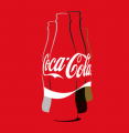 coca-cola brand logo 05 decal sticker