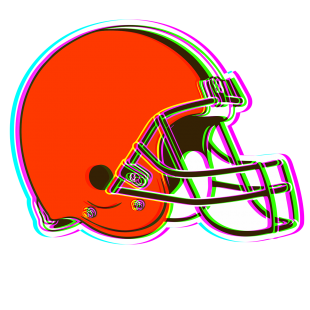 Phantom Cleveland Browns logo decal sticker